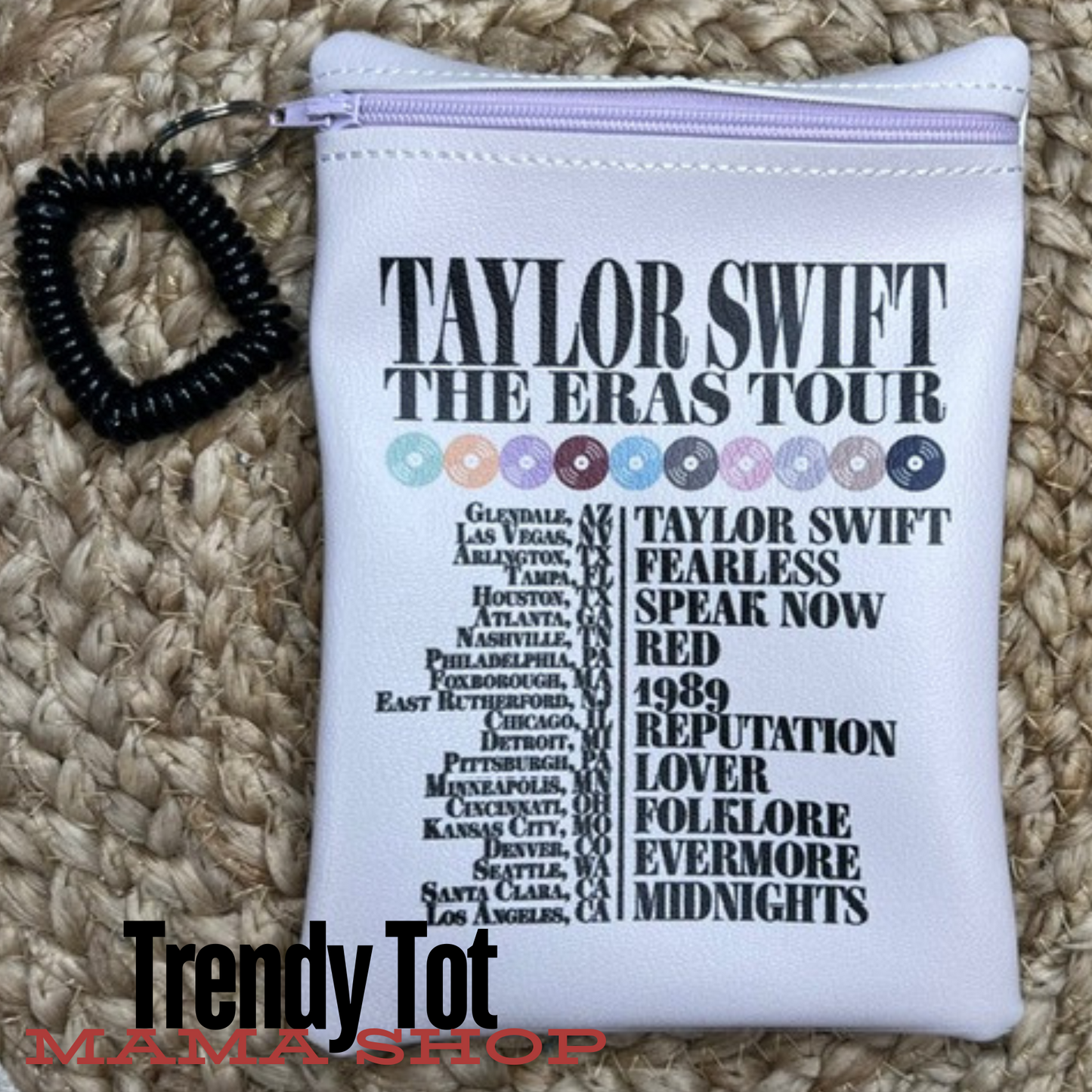 Swift Eras Tour Zipper Pouch