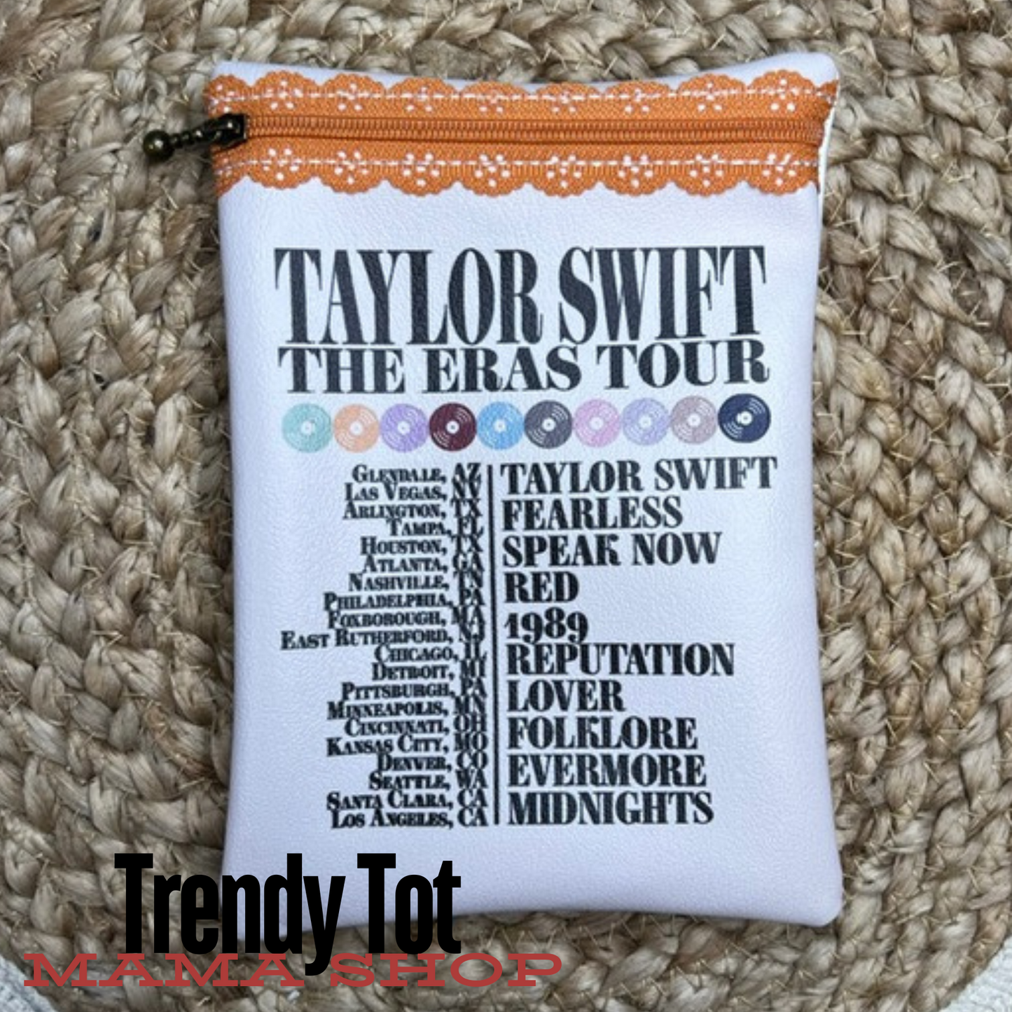 Swift Eras Tour Zipper Pouch