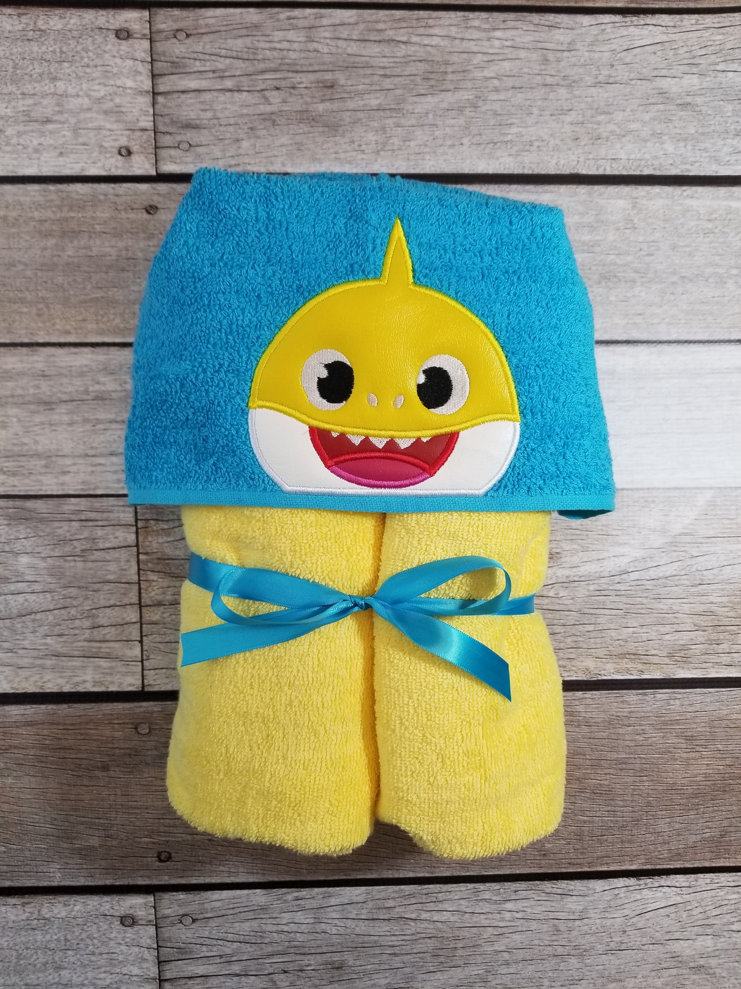 Shark Hooded Bath Towel