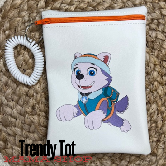 Paw Puppy Dog Zipper Pouch