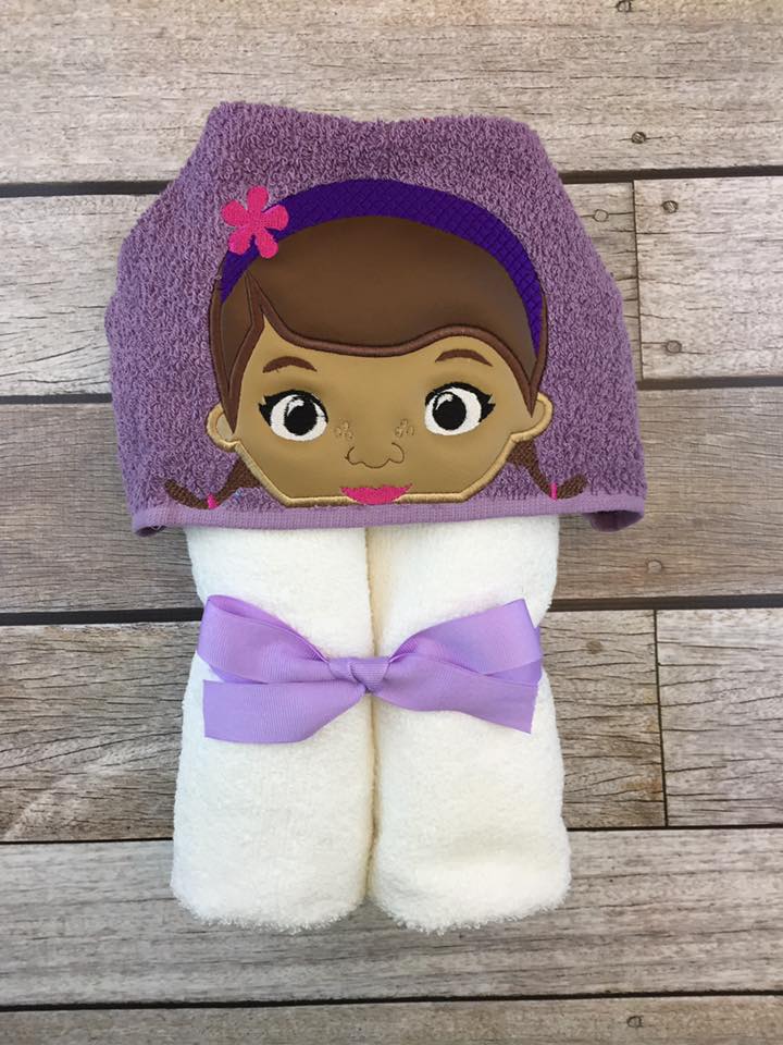 Doctor Girl Hooded Bath Towel