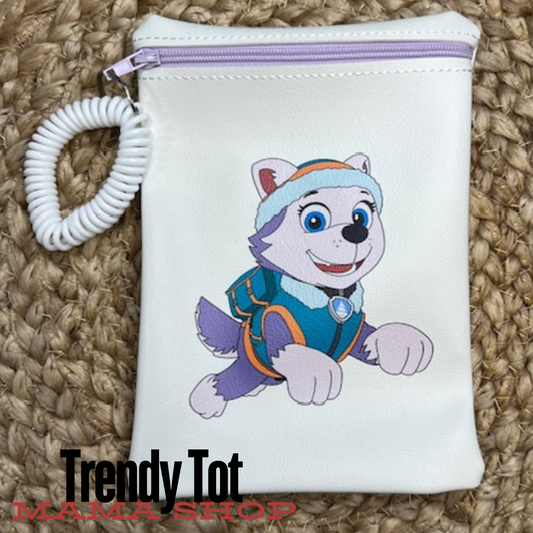 Paw Puppy Dog Zipper Pouch