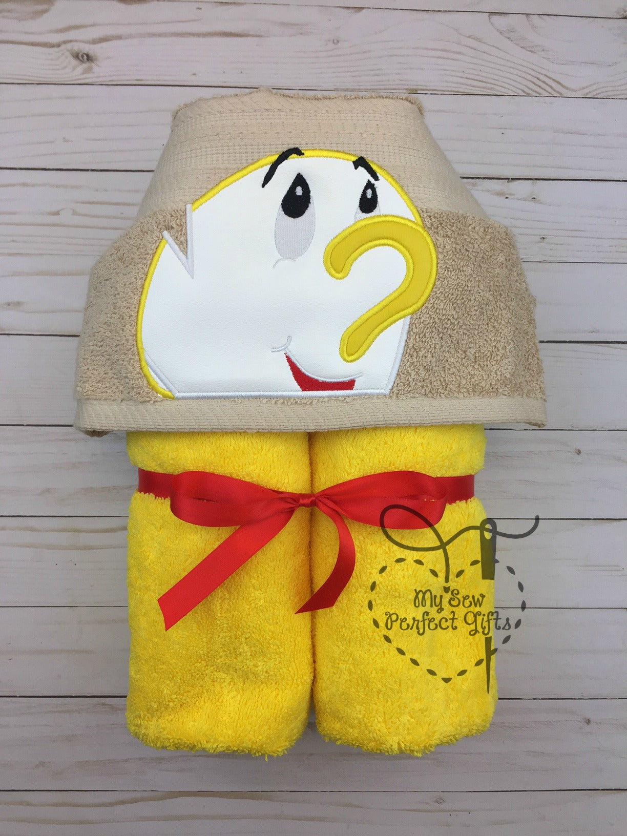 Beauty Princess and the Beast Hooded Bath Towel