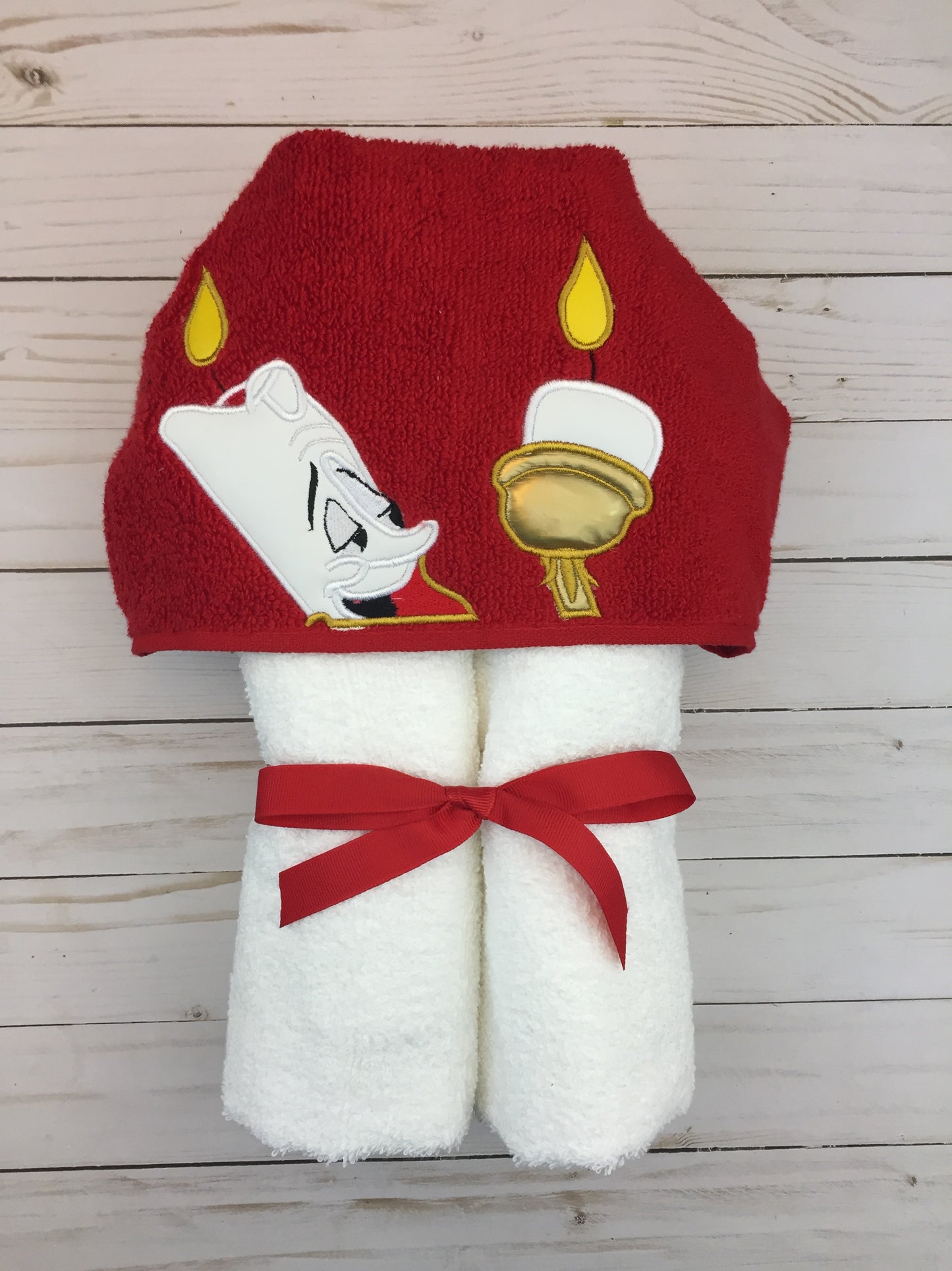 Beauty Princess and the Beast Hooded Bath Towel