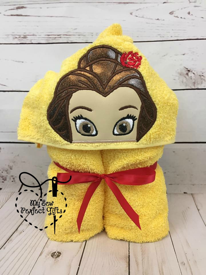 Princess Friends Hooded Bath Towel