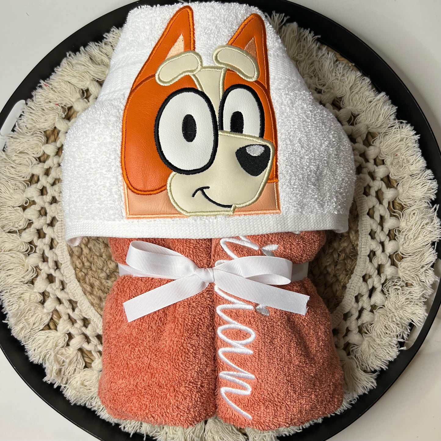 Bingo Dog Hooded Bath Towel