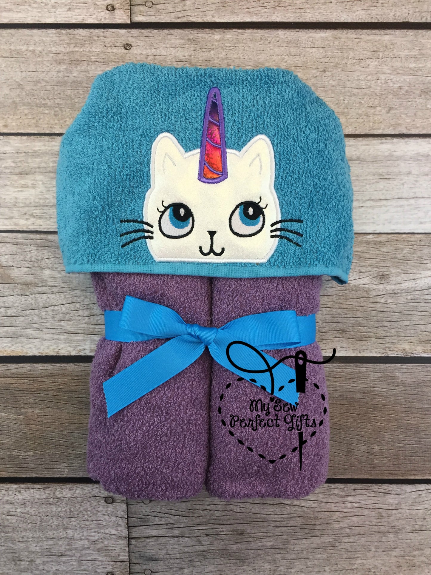 Caticorn Hooded Bath Towel