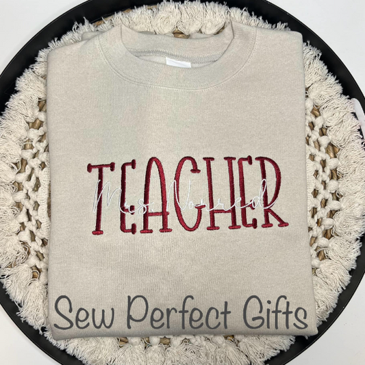 Adorable Teacher Crewneck Collection