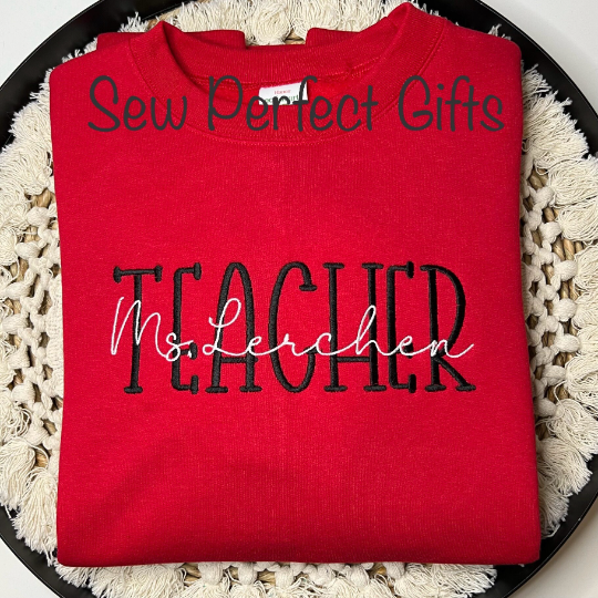 Adorable Teacher Crewneck Collection