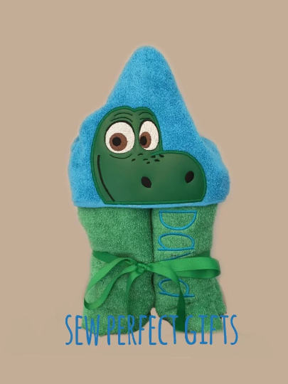 Dinosaur Hooded Bath Towel