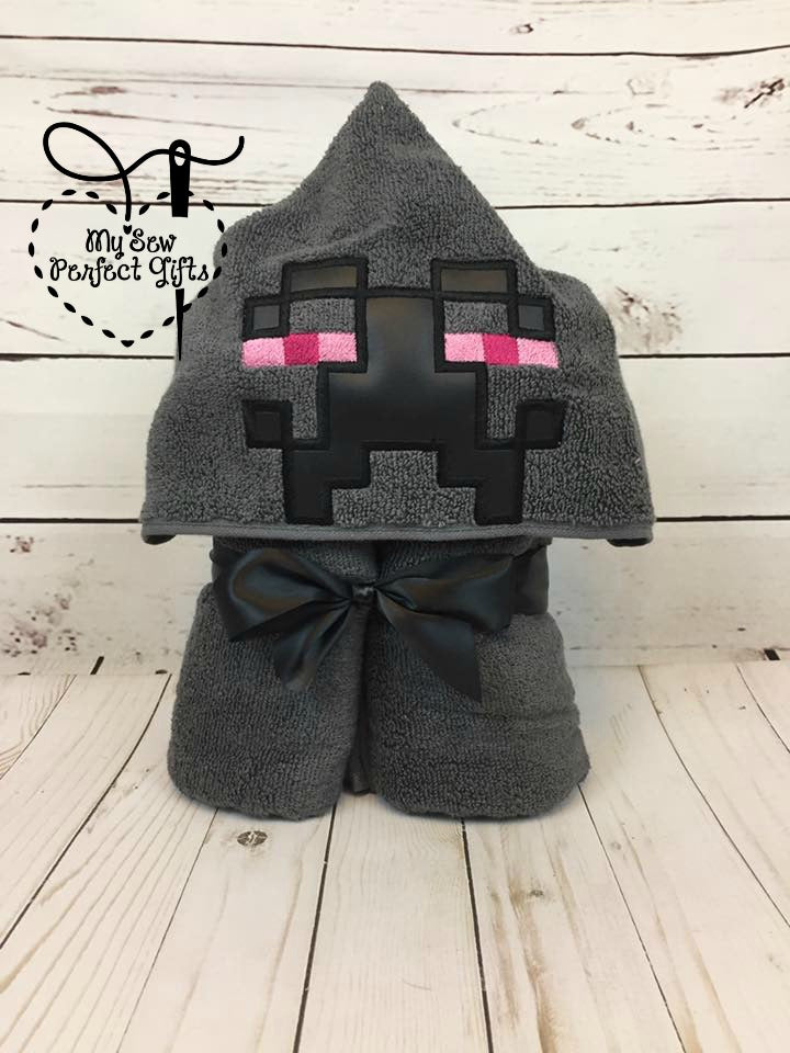 Mining Craft Hooded Bath Towel