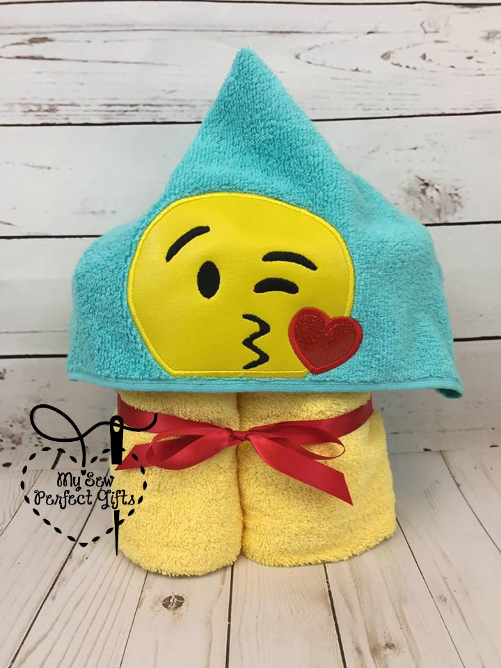 Emoji Hooded Bath Towel