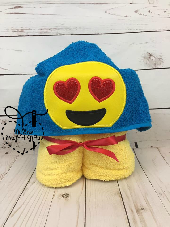 Emoji Hooded Bath Towel