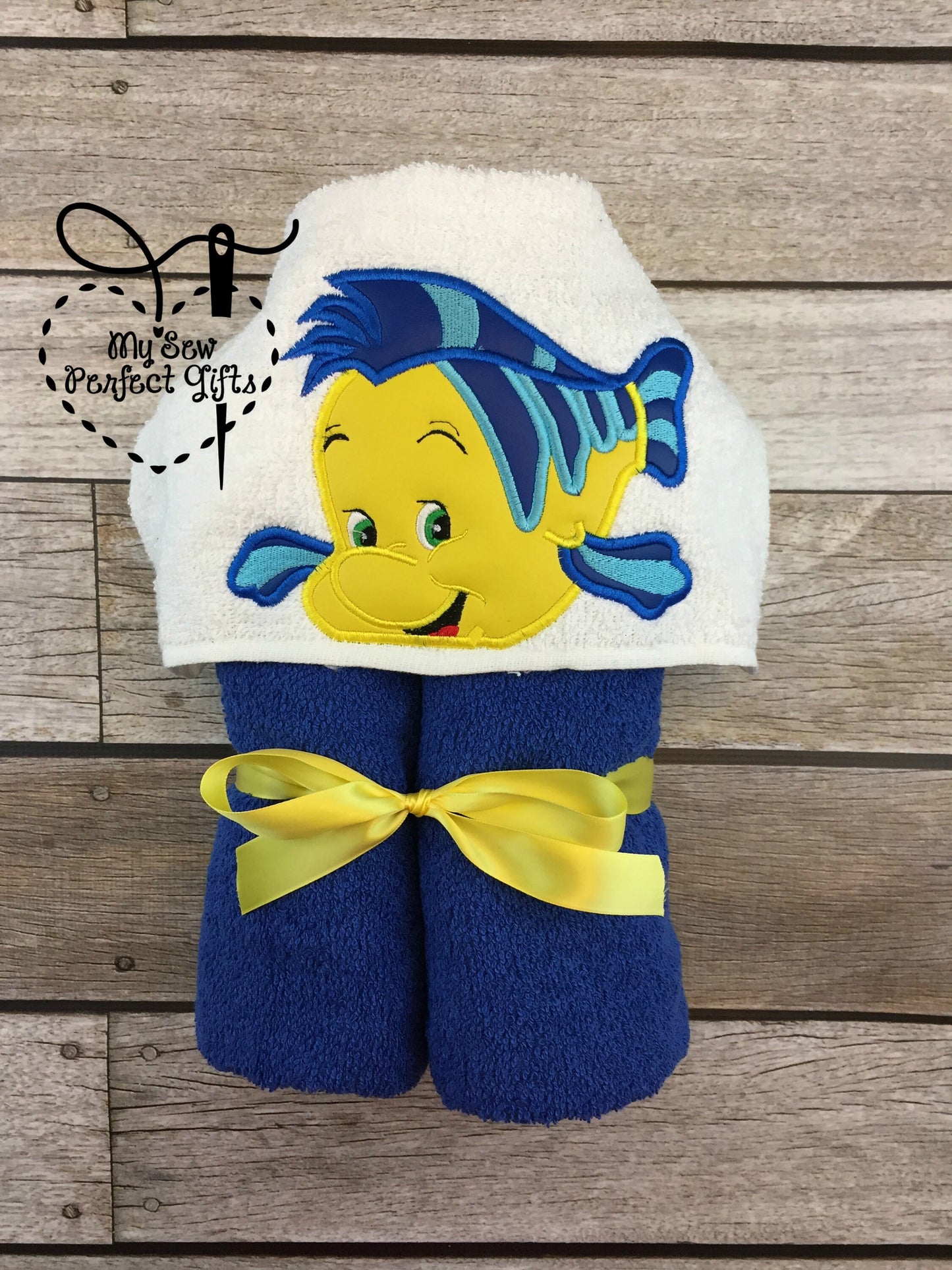 Mermaid and Friends Hooded Bath Towel