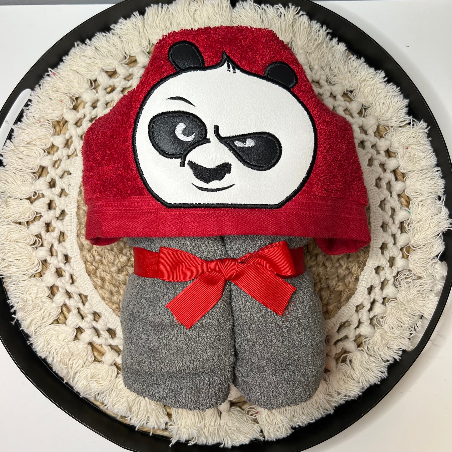 Panda Hooded Bath Towel