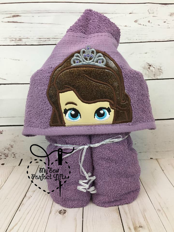 Princess Friends Hooded Bath Towel