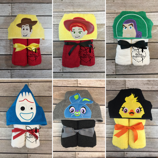 Toy Friends Hooded Bath Towel