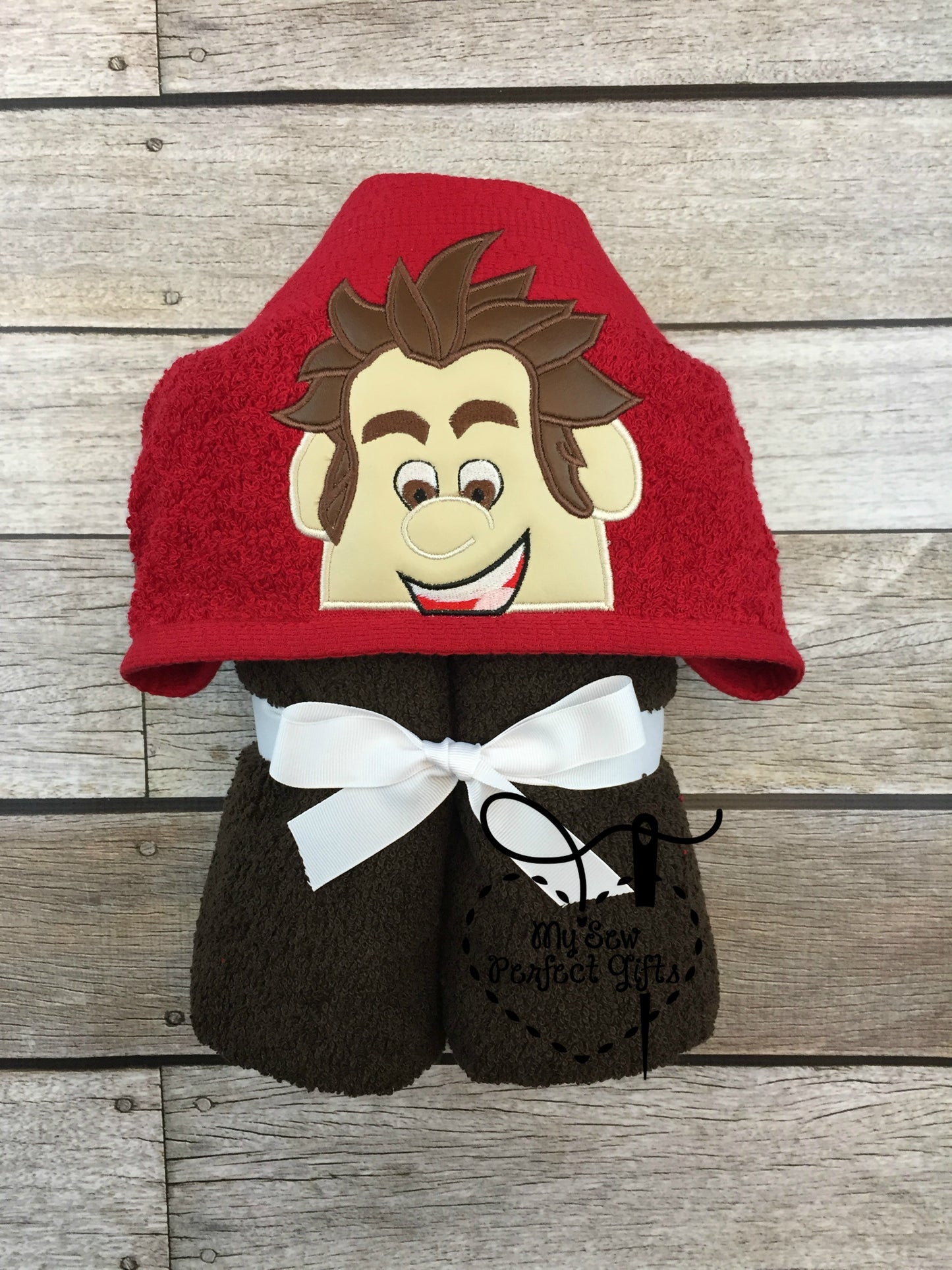 Wreck It Hooded Bath Towel